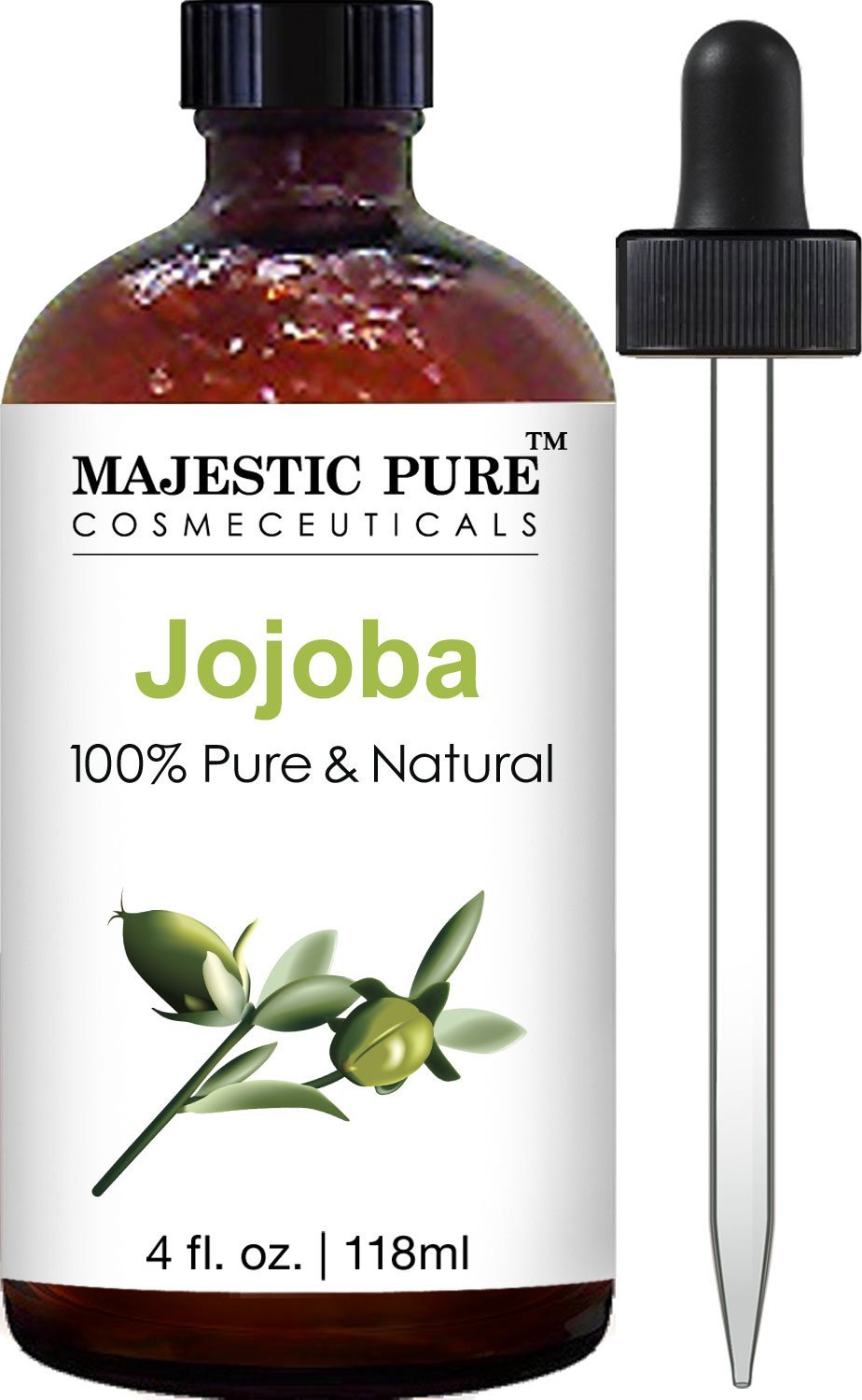 Majestic Pure Jojoba Oil for Hair and Skin, 4 fl. oz. - BeesActive Australia