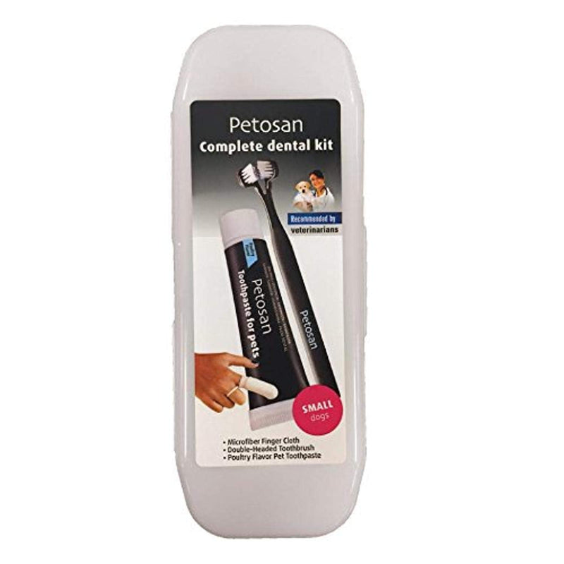 Petosan Complete Dental Kit for Dogs, Puppy to Adult Small up to 14 Pound - BeesActive Australia