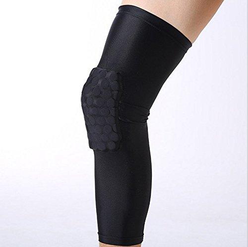 [AUSTRALIA] - Pardus8482; Strengthen Extended Compression Crashproof Antislip Basketball Leg Sleeve with Honeycomb Pad Protective Pad Large 