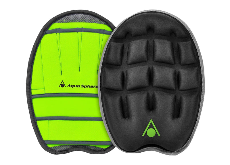 Aqua Sphere Aqua X Training Power Gloves - Black/Green - BeesActive Australia