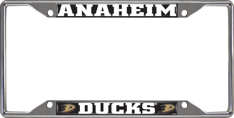 FANMATS NHL Unisex-Adult License Plate Frame Anaheim Ducks 6.25" x 12.25"/Small Black - BeesActive Australia