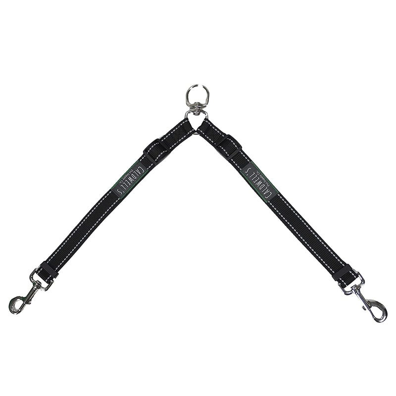 Caldwell's Pet Supply Co. No Tangle Dog Leash Coupler, Double Dog Walker - Trainer Leash - Two Dogs Adjustable Splitter Lead Large - BeesActive Australia