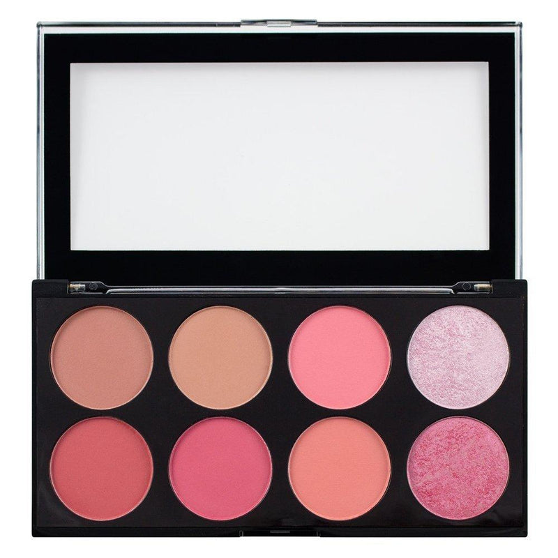 Makeup Revolution Ultra Blush Contour Palette, Sugar and Spice, 8 Shade Blush Palette, Face Make Up, Variety of Blush Shades Sugar & Spice - BeesActive Australia