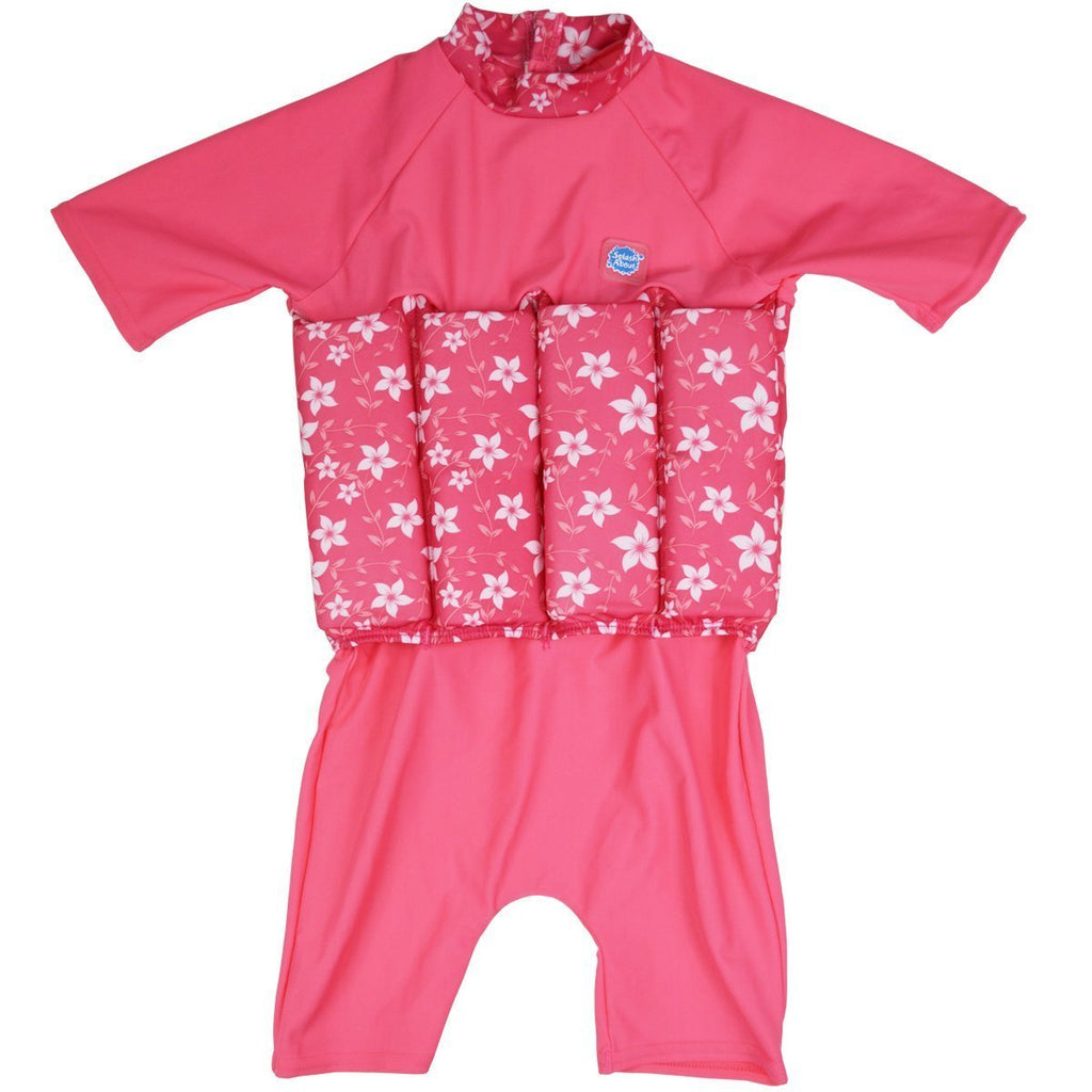 [AUSTRALIA] - Splash About Happy Nappy Swimsuit 2-4T Pink Blossom 