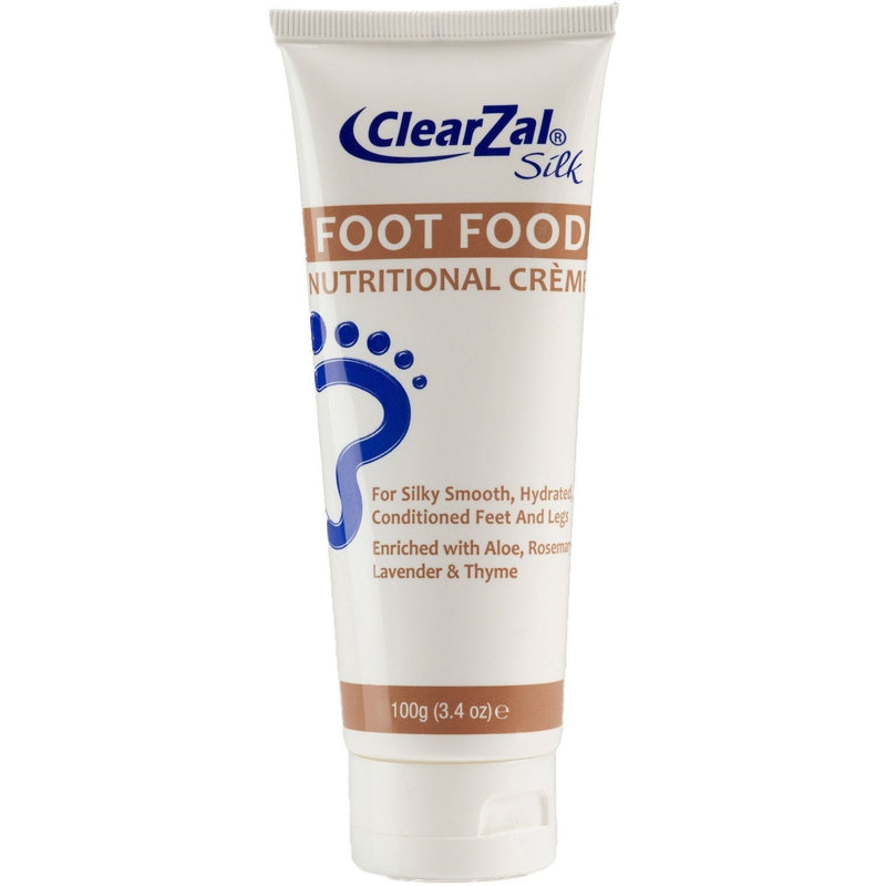 ClearZal Nutritional Foot Food Cream with Aloe Vera, Conditions Rough Dry Skin To Silky Smooth Feet and Legs, 3.4-Ounce Tube - BeesActive Australia
