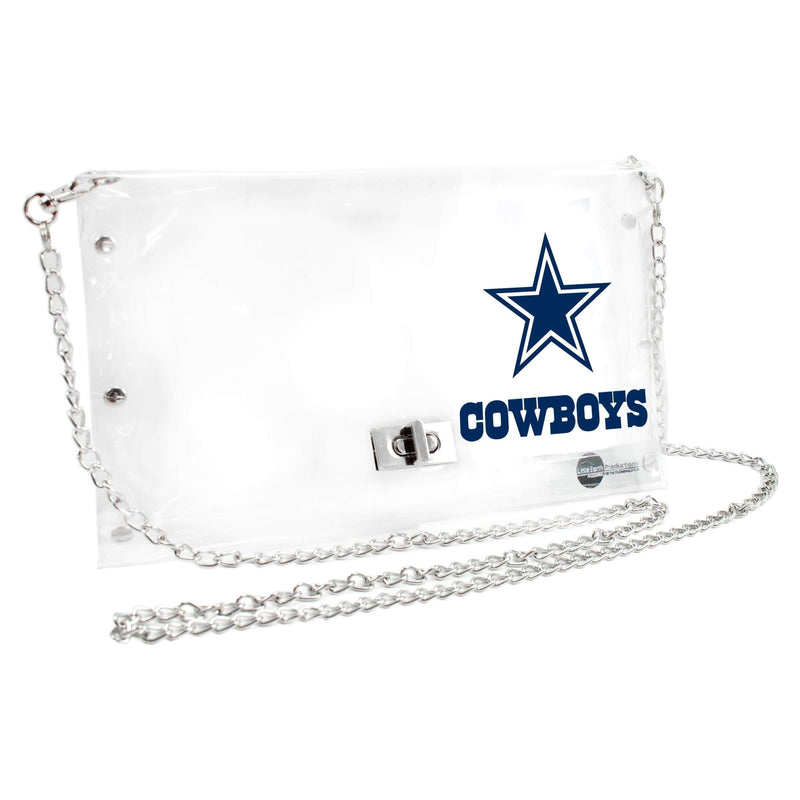 NFL Dallas Cowboys Clear Envelope Purse - BeesActive Australia