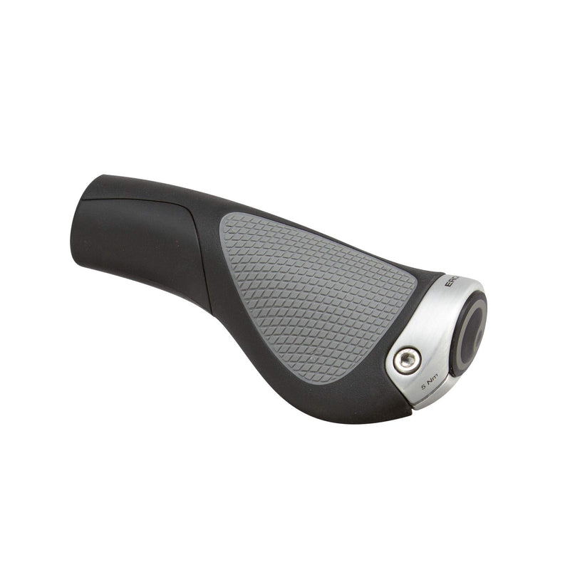 Ergon - GP1 Ergonomic Lock-on Bicycle Handlebar Grips | Regular, Gripshift, or Rohloff/Nexus Compatible | for Hybrid, E-Bikes, and Mountain Bikes | Two Sizes | Black/Gray - BeesActive Australia