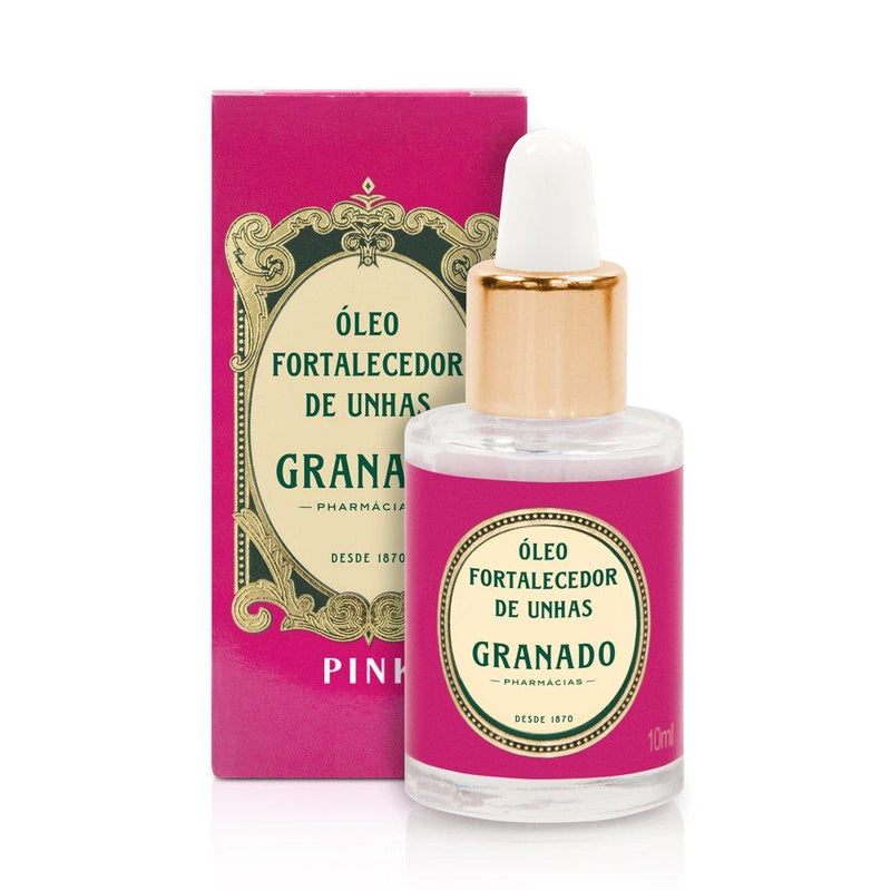 Linha Pink Granado - Oleo Fortalecedor de unhas 10 ml - (Granado Pink Collection - Fortifying Oil for Nails 0.34 Fl Oz) - BeesActive Australia