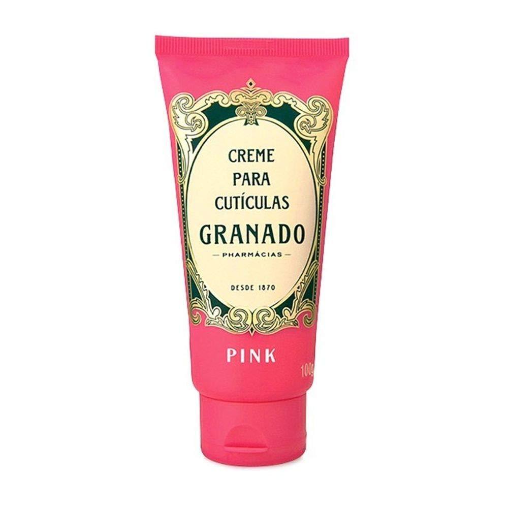 Linha Pink Granado - Creme para Cuticulas 100 Gr - (Granado Pink Collection - Cuticle Cream Net 3.5 Oz) - BeesActive Australia