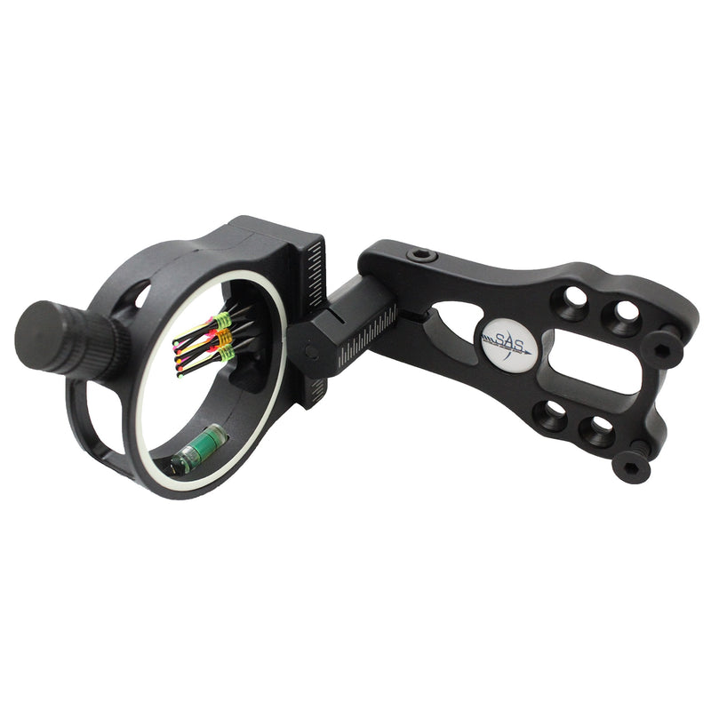 Southland Archery Supply SAS 5-Pin .029 Fiber Optics Bow Sight with LED Sight Light (Black) - BeesActive Australia