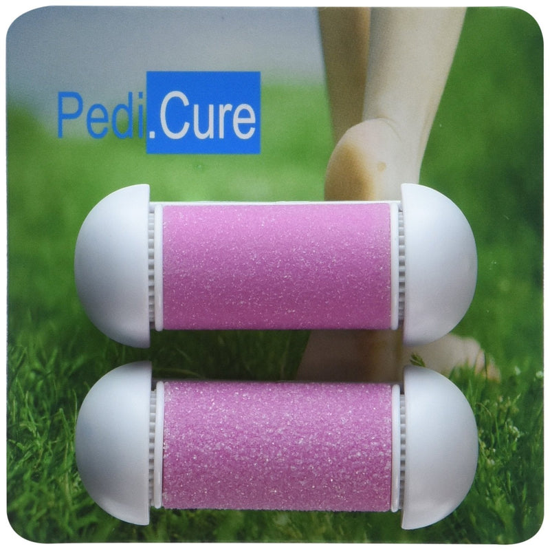 Replacement Rollers - 2-Pack Refill Roller Heads for Pedi.Cure Solutions, HOLIDAY SALE! Best Callus/Dead Skin Remover, Professional Pedicure Foot File Tool, Pumice Roller, Satisfaction Guaranteed. Pink - BeesActive Australia