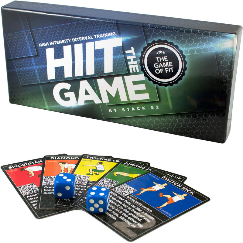 Stack 52 HIIT Interval Workout Game. Designed by Military Fitness Expert. Video Instructions Included. Bodyweight Exercises, No Equipment Needed. Fun and Motivating Training Program. - BeesActive Australia