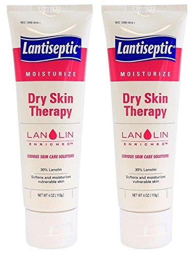 Lantiseptic Dry Skin Therapy with Lanolin Fragrance Free 4 oz Tube - Pack of 2 - BeesActive Australia