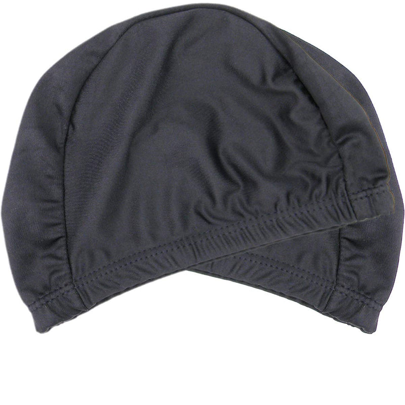 Qualtiy Yes QY 2Pack Superior Polyester Cloth Fabric Bathing Cap Swimming Caps Swimming Hats for Water Sports, Classic Pure Black Color - BeesActive Australia