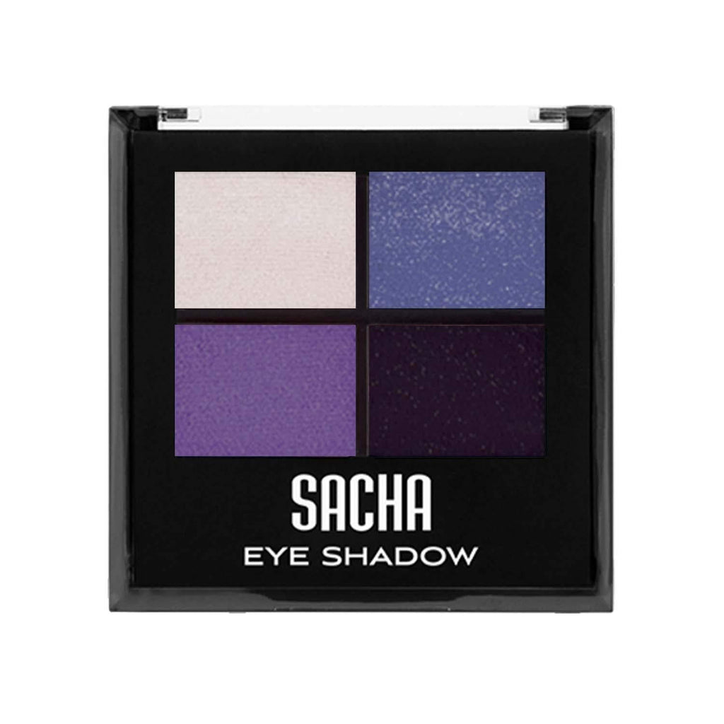 Quad Eye Shadow by Sacha Cosmetics, Best Highly Pigmented Eyeshadow Makeup Powder, Shimmer Glitter & Matte Colors, 1.4 Oz, Deadly Sin - BeesActive Australia
