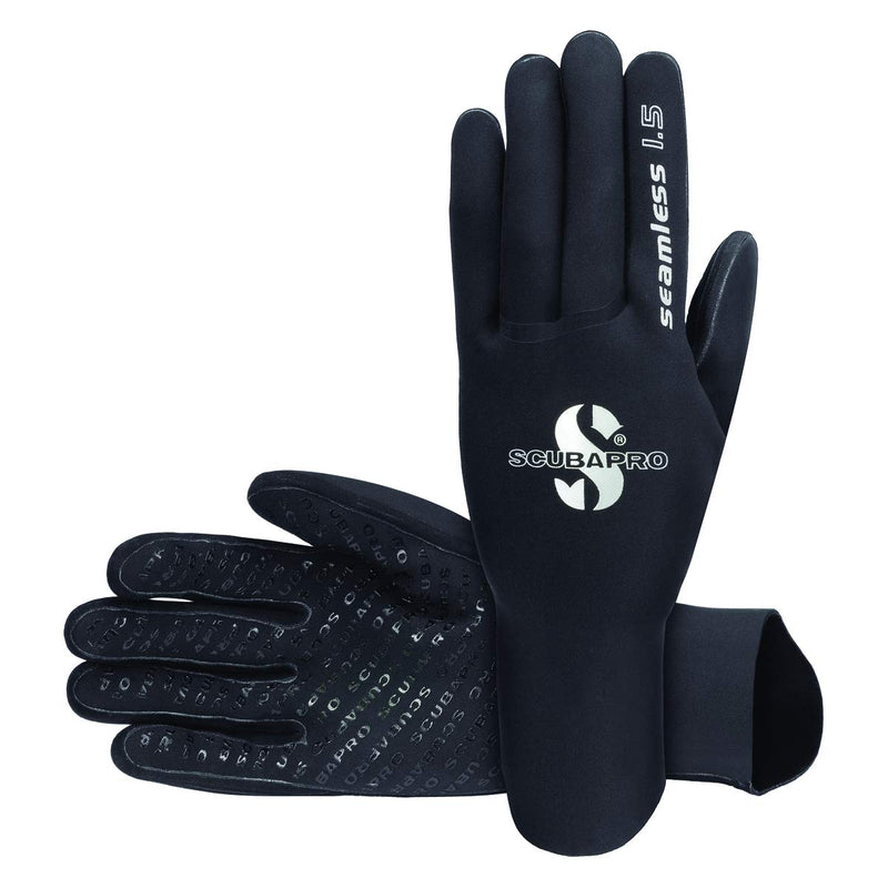 Scubapro Seamless Dive Glove, 1.5mm, Black, 2XL - BeesActive Australia