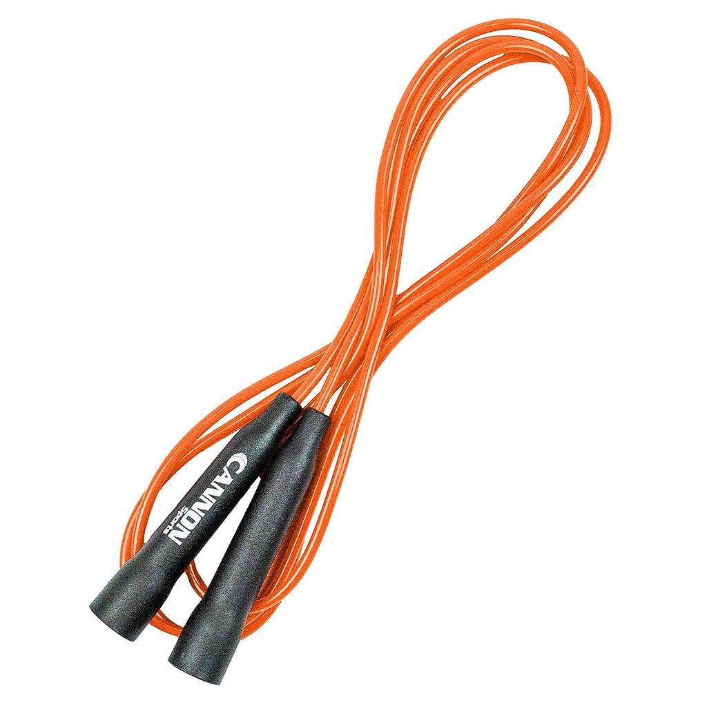 Cannon Sports Speed Jump Rope - Tangle Free for Gym Training, Boxing Workout & Fitness Fun - Adults & Kids Orange 10 - BeesActive Australia