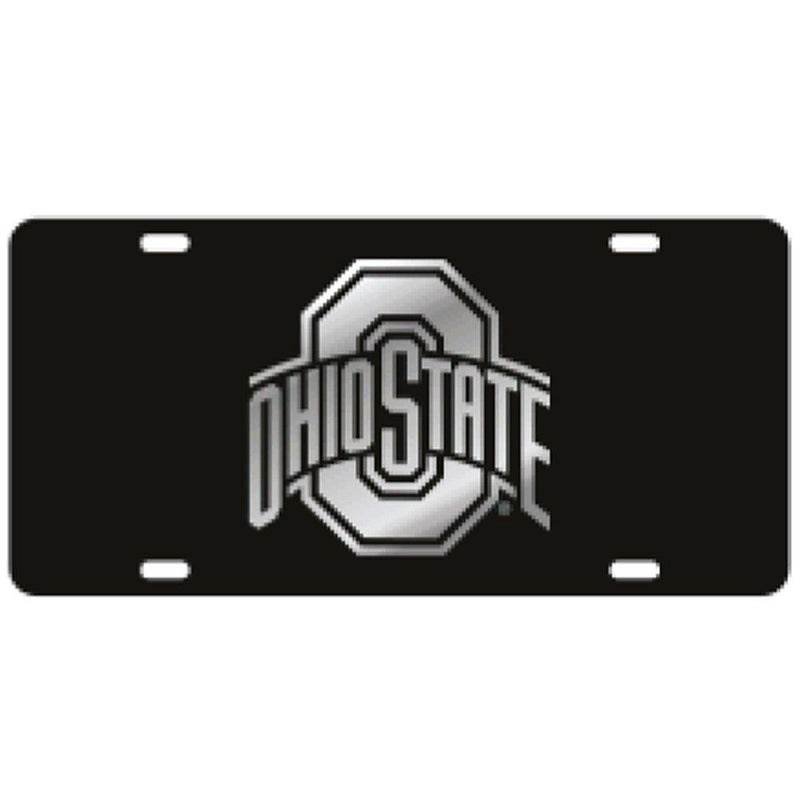 Craftique Ohio State Black Laser Cut License Plate - Mirror Logo - BeesActive Australia