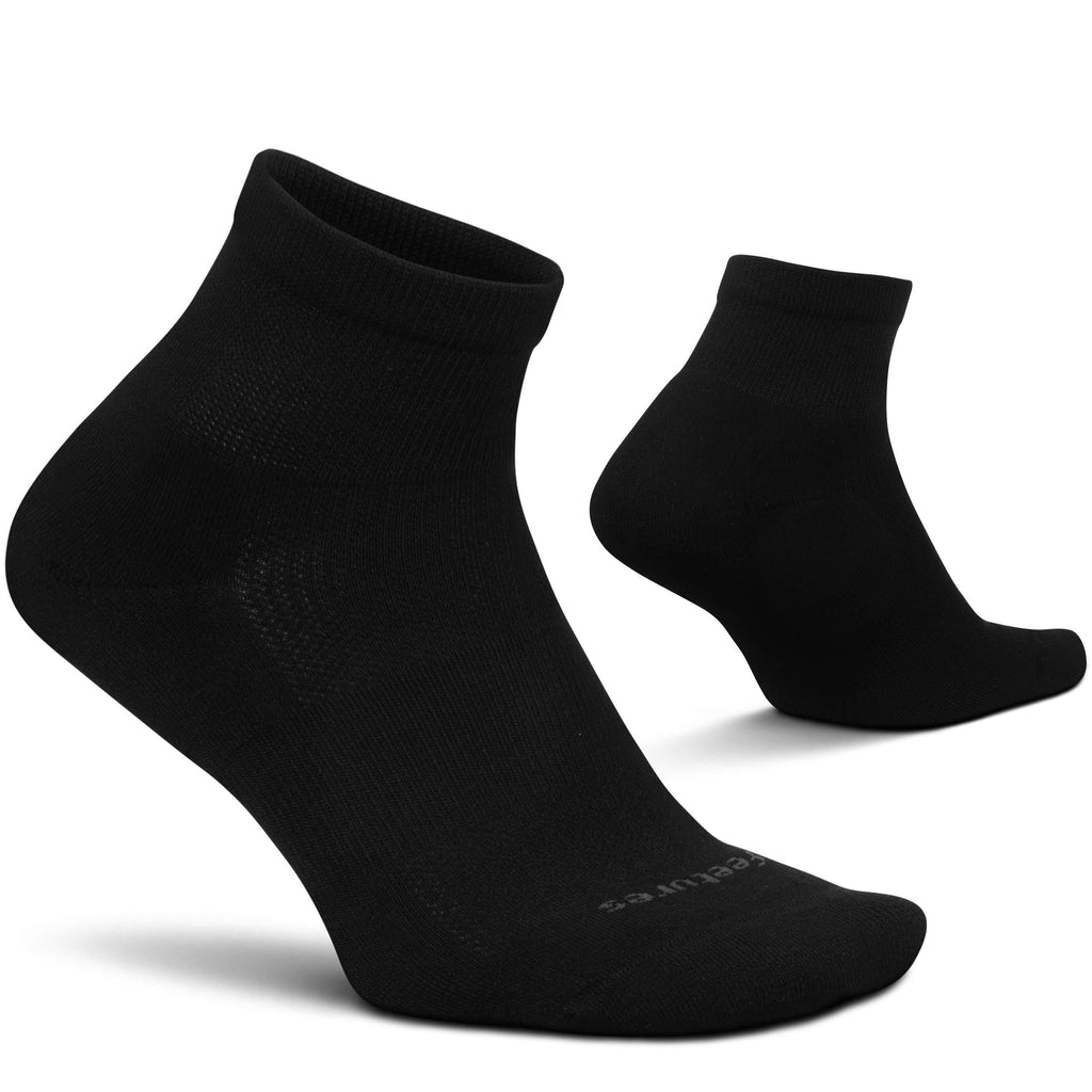 [AUSTRALIA] - Feetures Therapeutic Cushion Quarter Sock (Large, Black) 