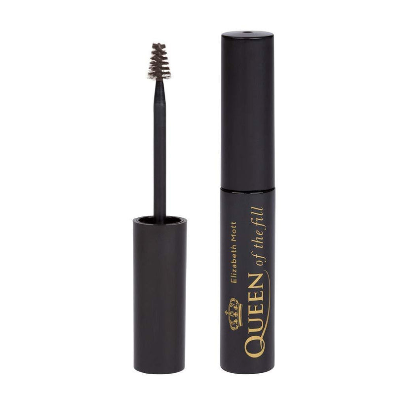 Eyebrow Tint Gel and Brow Filler: Elizabeth Mott Queen of the Fill Tinted Gel Makeup with Brush to Fill In Eyebrows and Cover Gray Hairs - Cruelty Free Cosmetics Products - Light Medium Brown , 4g - BeesActive Australia