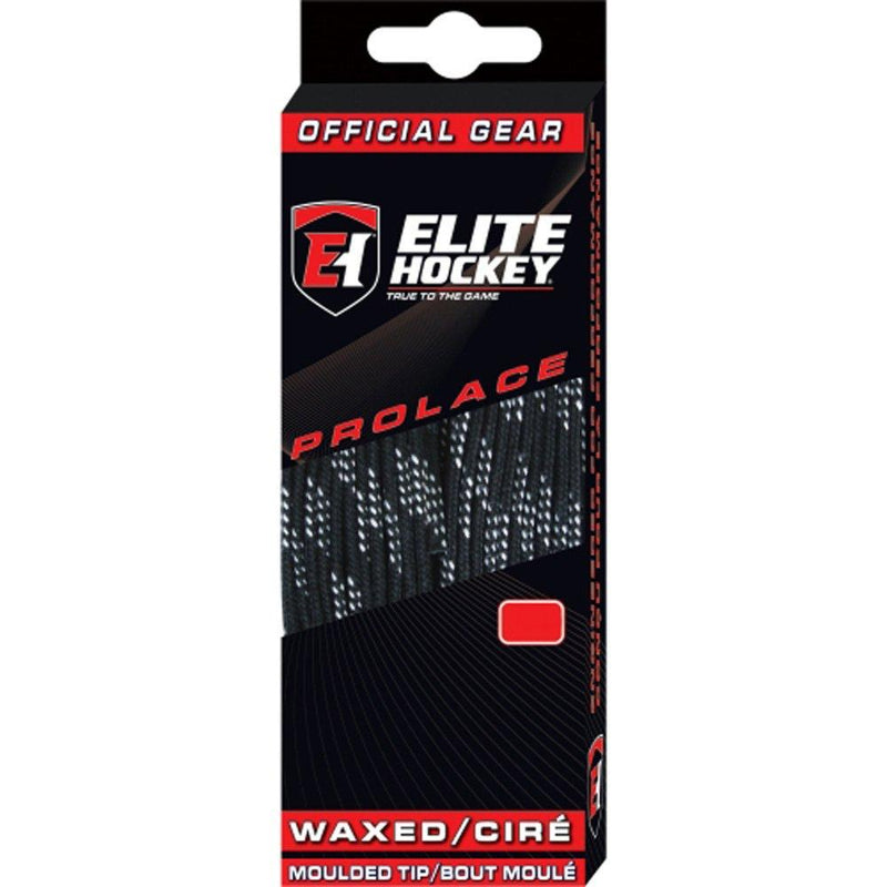[AUSTRALIA] - Elite Hockey Prolace Waxed Hockey Skate Laces Black 120" 