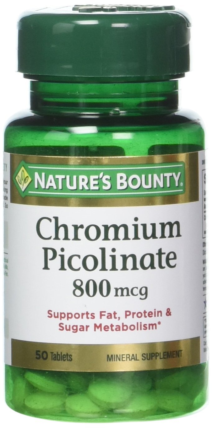 Nature's Bounty Mega Chromium Picolinate 800 mcg Tablets 50 ea (Pack of 3) - BeesActive Australia