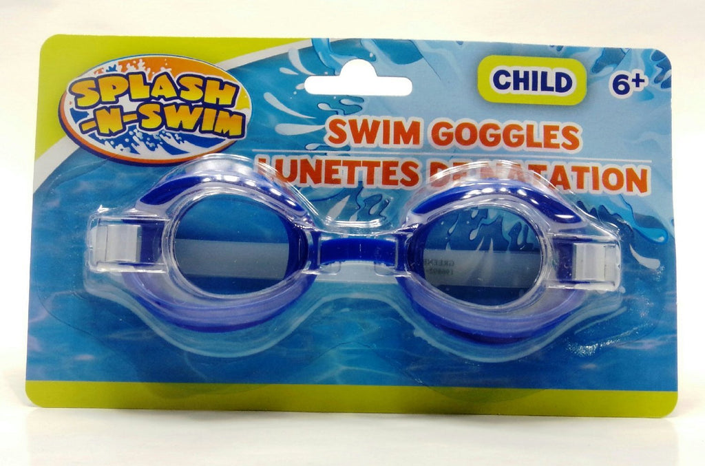 Splash-N-Swim Children's Eye Safety Pool Goggles Blue - BeesActive Australia