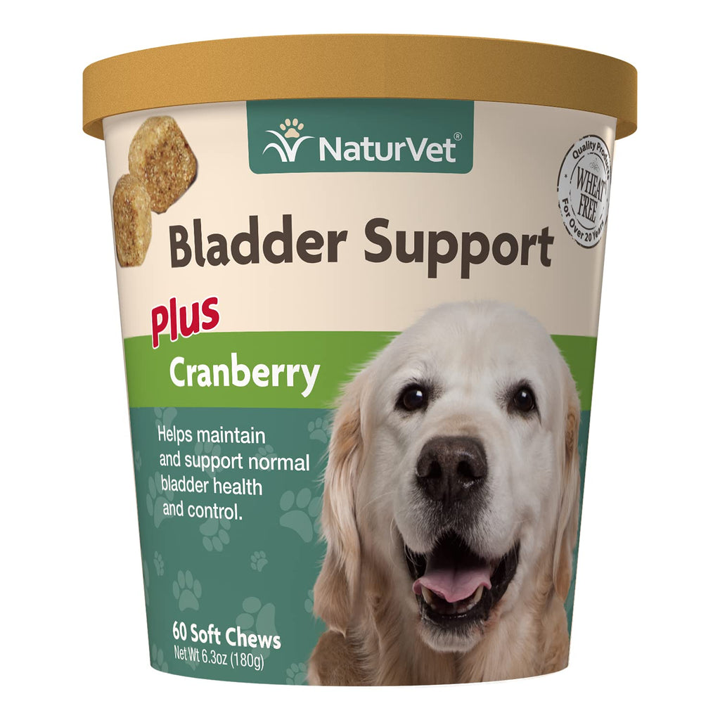 NaturVet Bladder Support Plus Cranberry for Dogs, 60 ct Soft Chews , Made in the USA - BeesActive Australia