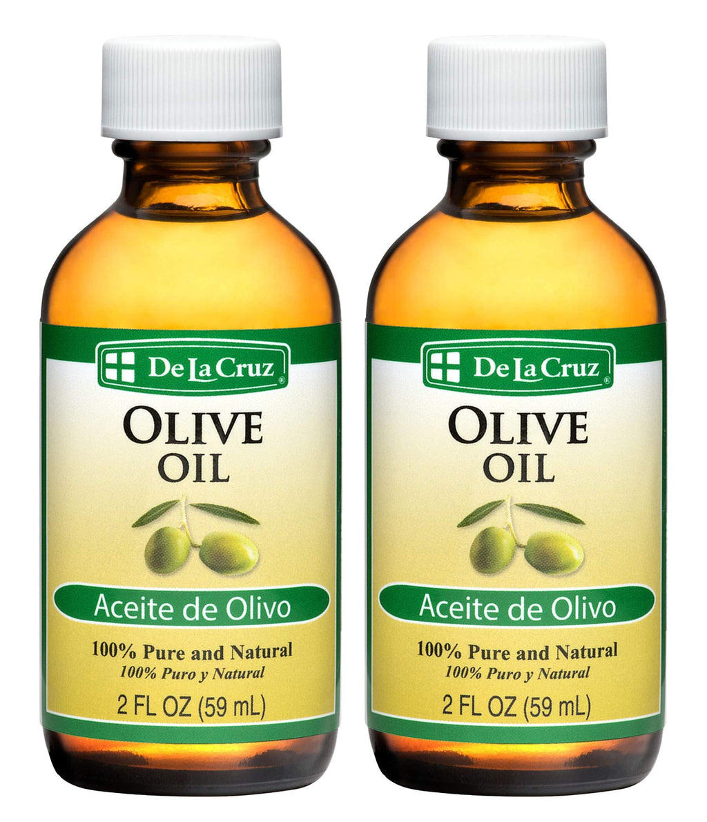 De La Cruz Pure Olive Oil, Non-GMO, Bottled in USA, 2 FL OZ (2 Bottles) 2 Fl Oz (Pack of 2) - BeesActive Australia