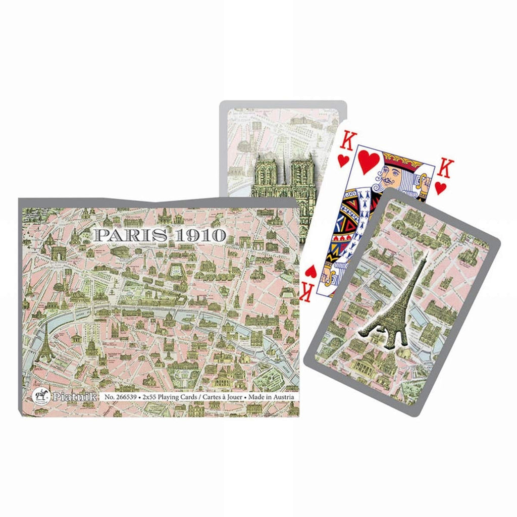 Piatnik Paris Map Playing Cards - BeesActive Australia