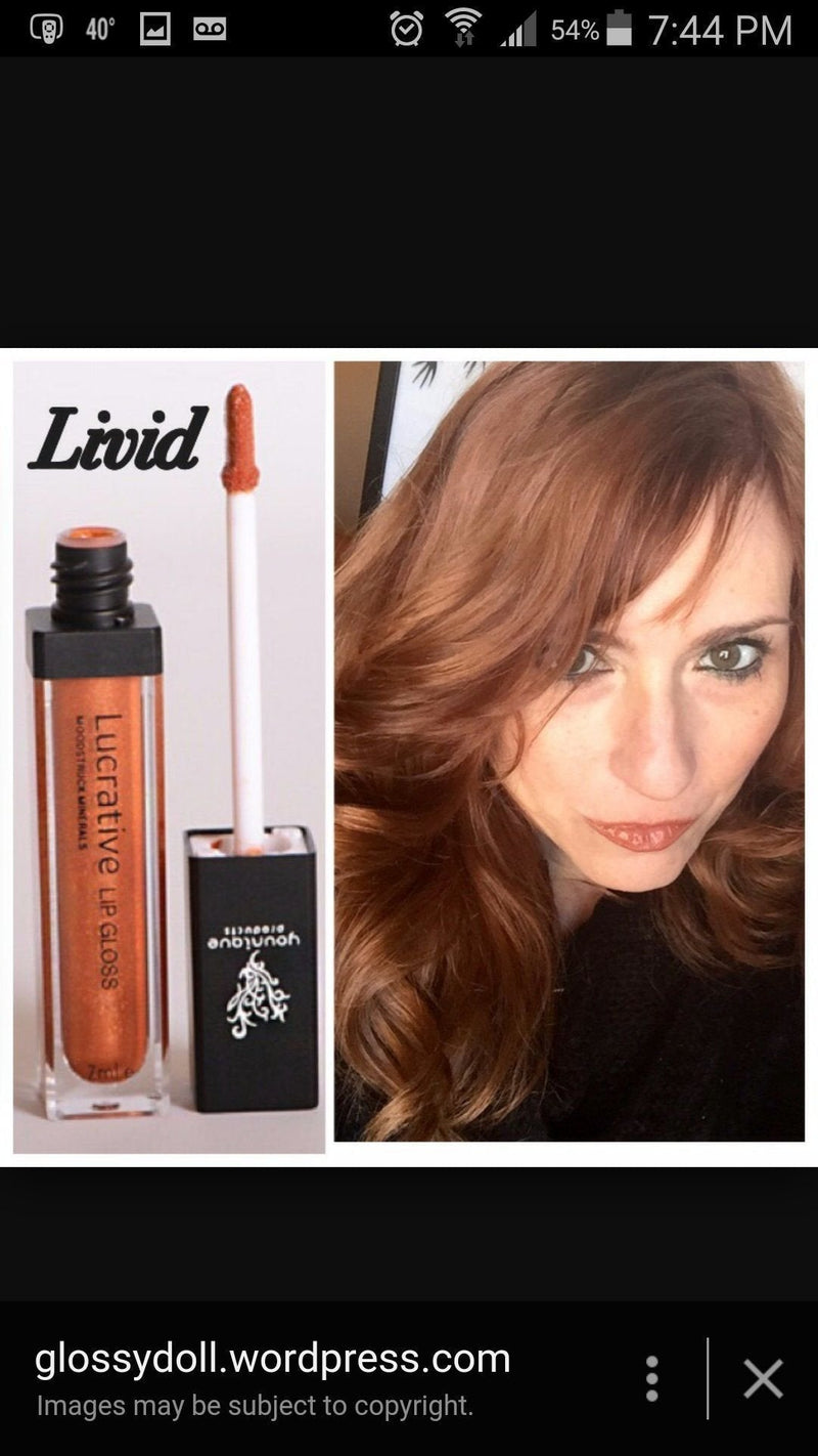 Younique Lucrative Mineral Lip Gloss Livid - BeesActive Australia