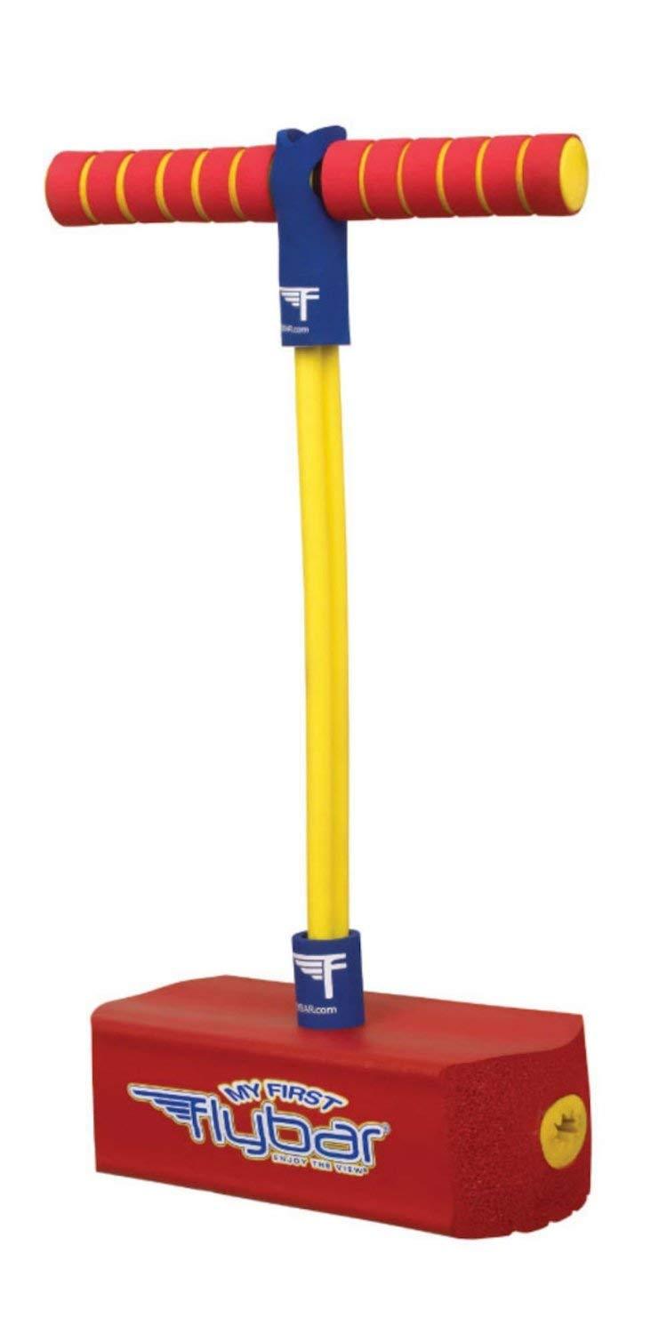 [AUSTRALIA] - Flybar My First Foam Pogo Jumper for Kids Fun and Safe Pogo Stick for Toddlers, Durable Foam and Bungee Jumper for Ages 3 and up, Supports up to 250lbs Red 