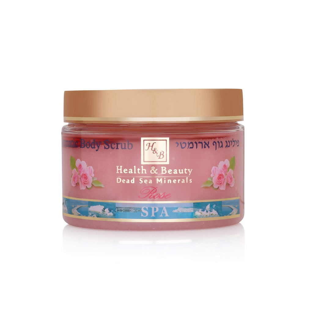 H&B Exfoliating Body Scrub Soft Scrub Body Scrubs Dead Sea Minerals (Rose) Rose - BeesActive Australia