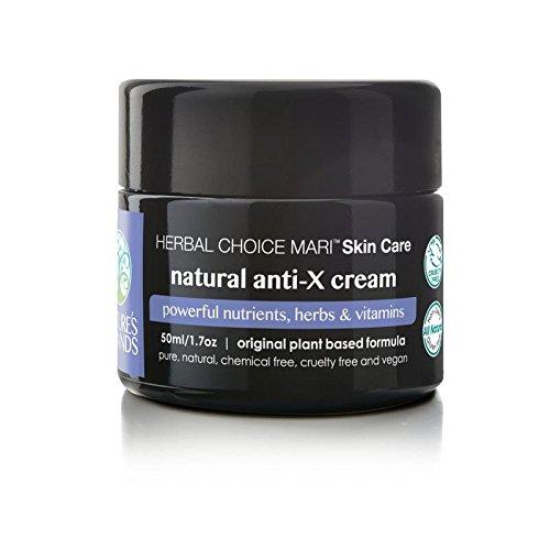 Herbal Choice Mari Natural Anti-X (Anti-Wrinkle) Cream; 1.7floz UV Glass Fragrance Free 1.7 Fl Oz UV Glass - BeesActive Australia