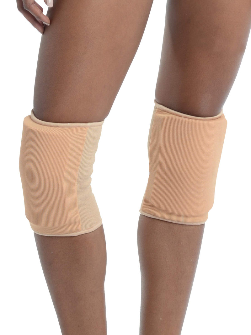 Danz N Motion Cheerleading and Dance Knee Pads - Shock Absorbing Knee Protection Tan Large - BeesActive Australia