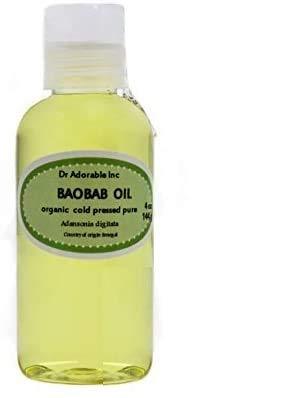 4 Oz Baobab Oil 100% Pure Organic Cold Pressed For Skin Hair Nails Massage - BeesActive Australia
