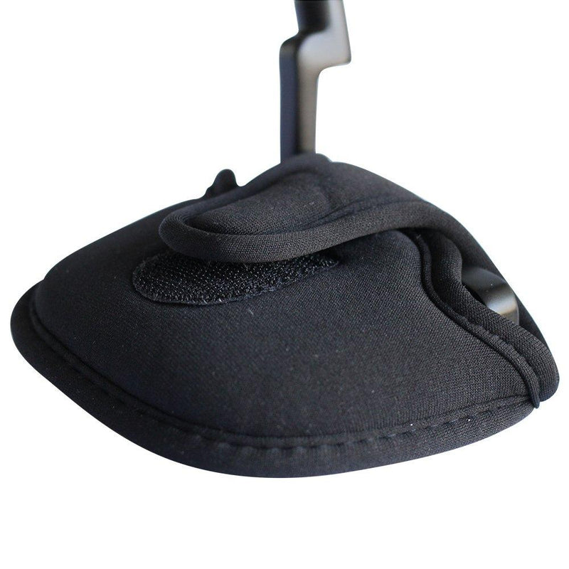 Pacific Golf Clubs Black Golf Putter Headcover Standard Size Neoprene Club Head Cover Perfect for Mallet Putters Fits Most 2 Ball Putters Clubs - BeesActive Australia