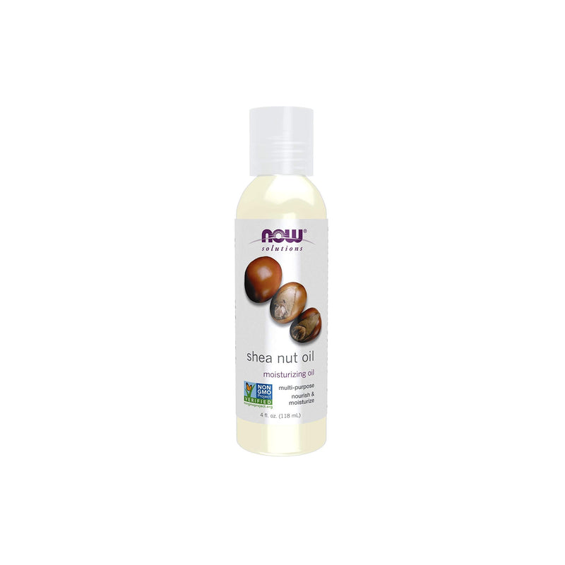 NOW Solutions, Shea Nut Oil, Multi-Purpose Intense Moisturizing Oil for Skin, Scalp and Hair, 4-Ounce 4 Fl Oz (Pack of 1) - BeesActive Australia