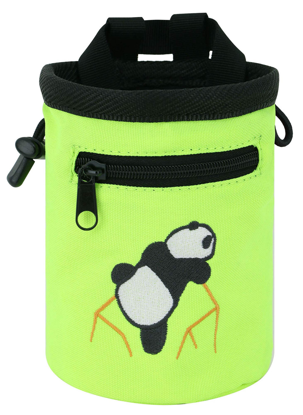 AMC Rock Climbing Panda Design Chalk Bag with Adjustable Belt 7184_Fluorescent - BeesActive Australia