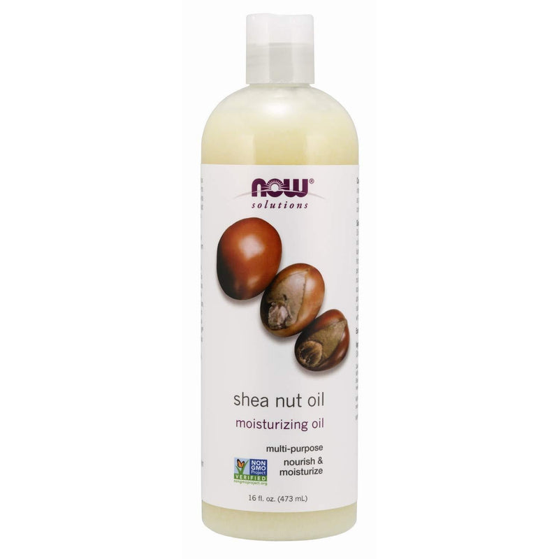 NOW Solutions, Shea Nut Oil, Multi-Purpose Intense Moisturizing Oil for Skin, Scalp and Hair, 16-Ounce Standard Packaging - BeesActive Australia