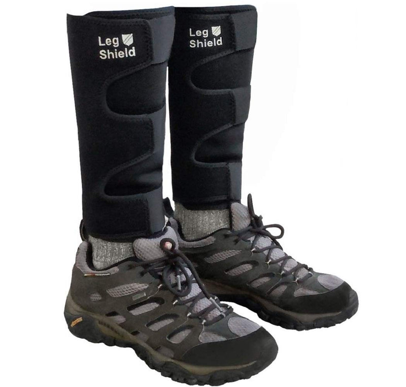 Neoprene Leg Gaiters - Unique Hook and Loop Design for Easy On/Off - for Biking, Outdoors, Hiking, Yard Work, and General Shin/Calf Protection - Comfortable, Snug Fit (Pair) - BeesActive Australia