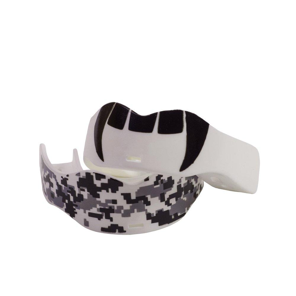 [AUSTRALIA] - Soldier Sports Fang/Digital Camo Mouthguard 2-PACK White One Size 