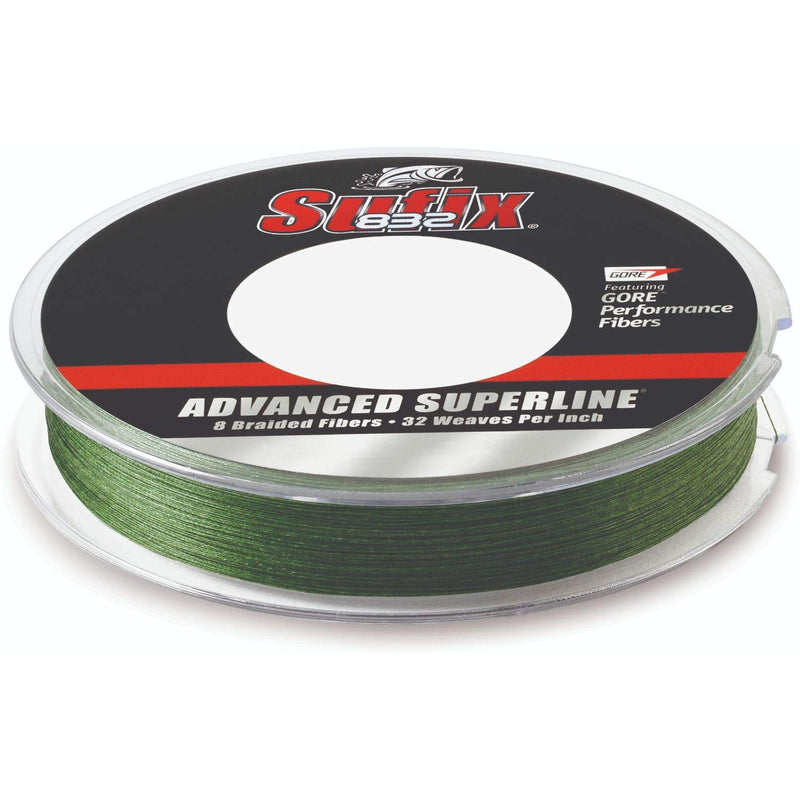 Sufix 832 Braid 300 yd Line 15 lb Low Vis Green - BeesActive Australia