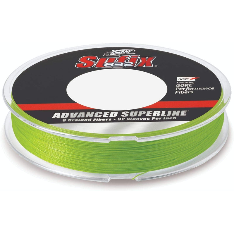 Sufix 832 Braid 300 yd Line, Neon Lime, 15 lb (660-115L) - BeesActive Australia