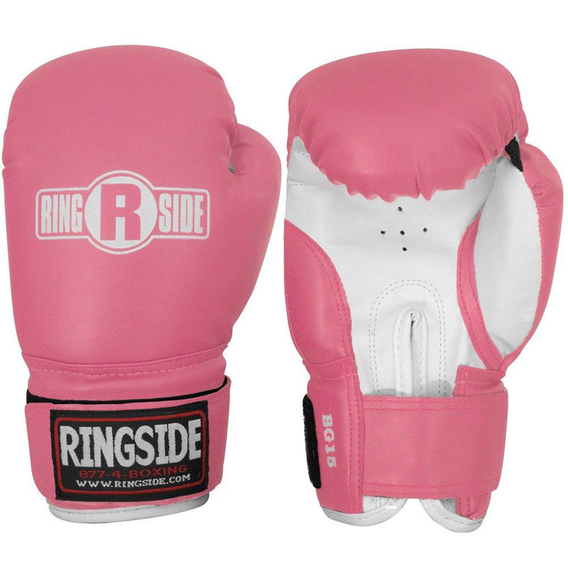 [AUSTRALIA] - Ringside Youth Striker Training Gloves Pink/White 
