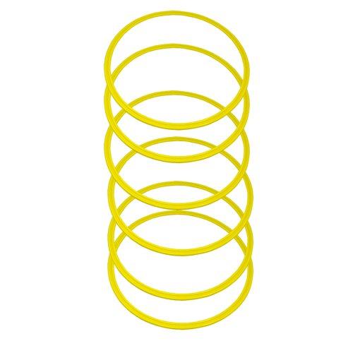 BlueDot Trading Agility & Speed Rings (6 Pieces) Yellow - BeesActive Australia