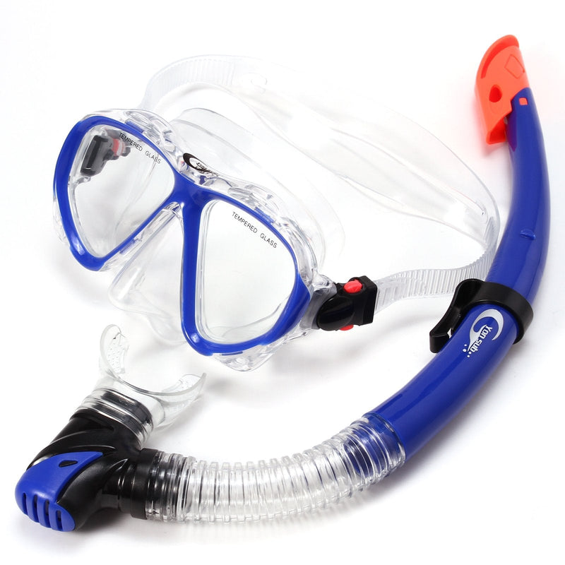 [AUSTRALIA] - Surepromise Diving Masks PVC Swimming Scuba Goggles Glass Dry Snorkel Set Water Sports for Adult 