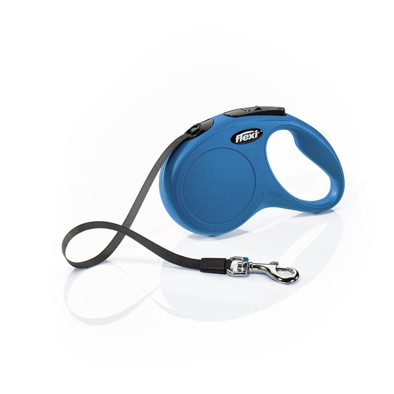 Flexi Classic Tape Leash, Small, 16 ft, Blue - BeesActive Australia