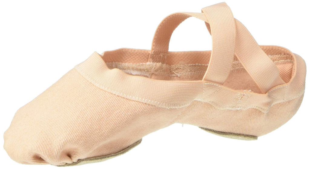 [AUSTRALIA] - Bloch Dance Girl's Synchrony Split Sole Stretch Canvas Ballet Slipper / Shoe 13 Little Kid Pink 
