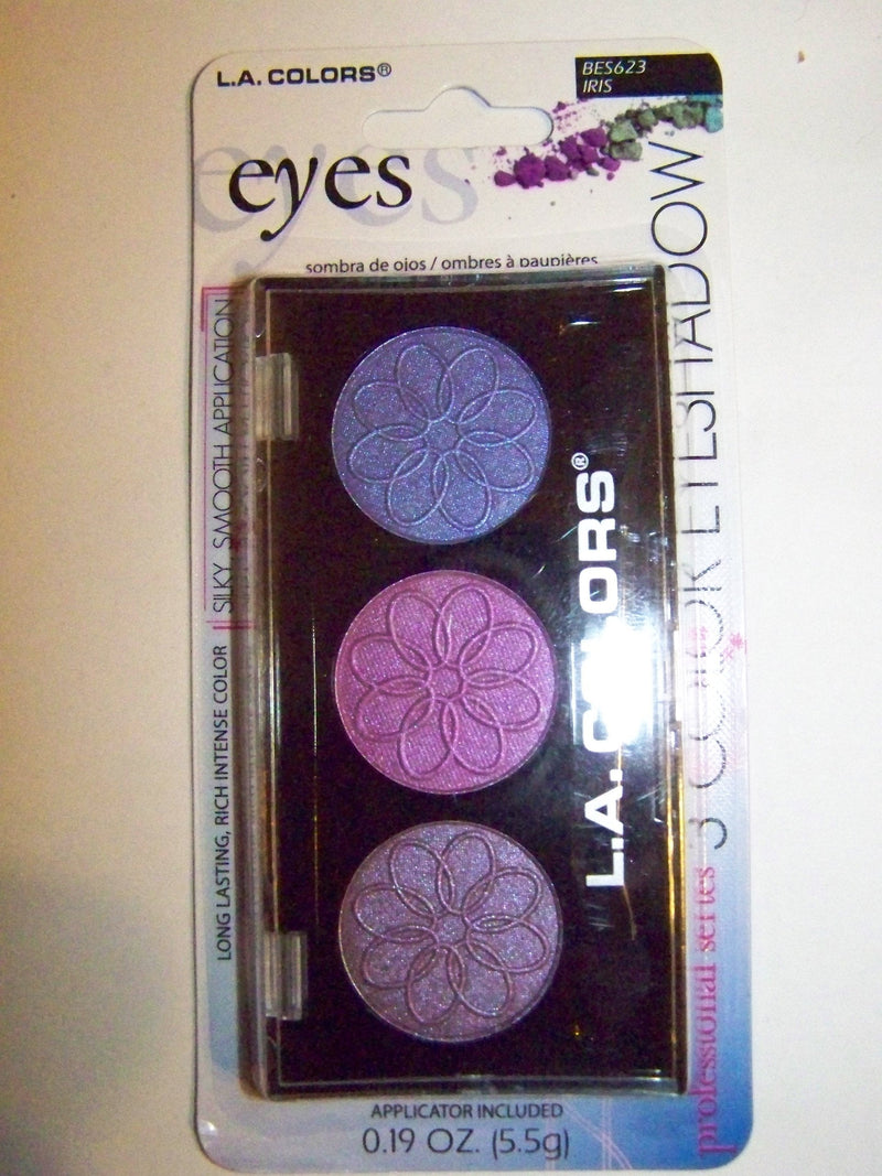 L.A. Colors 3 Color Eyeshadow, Iris - BeesActive Australia